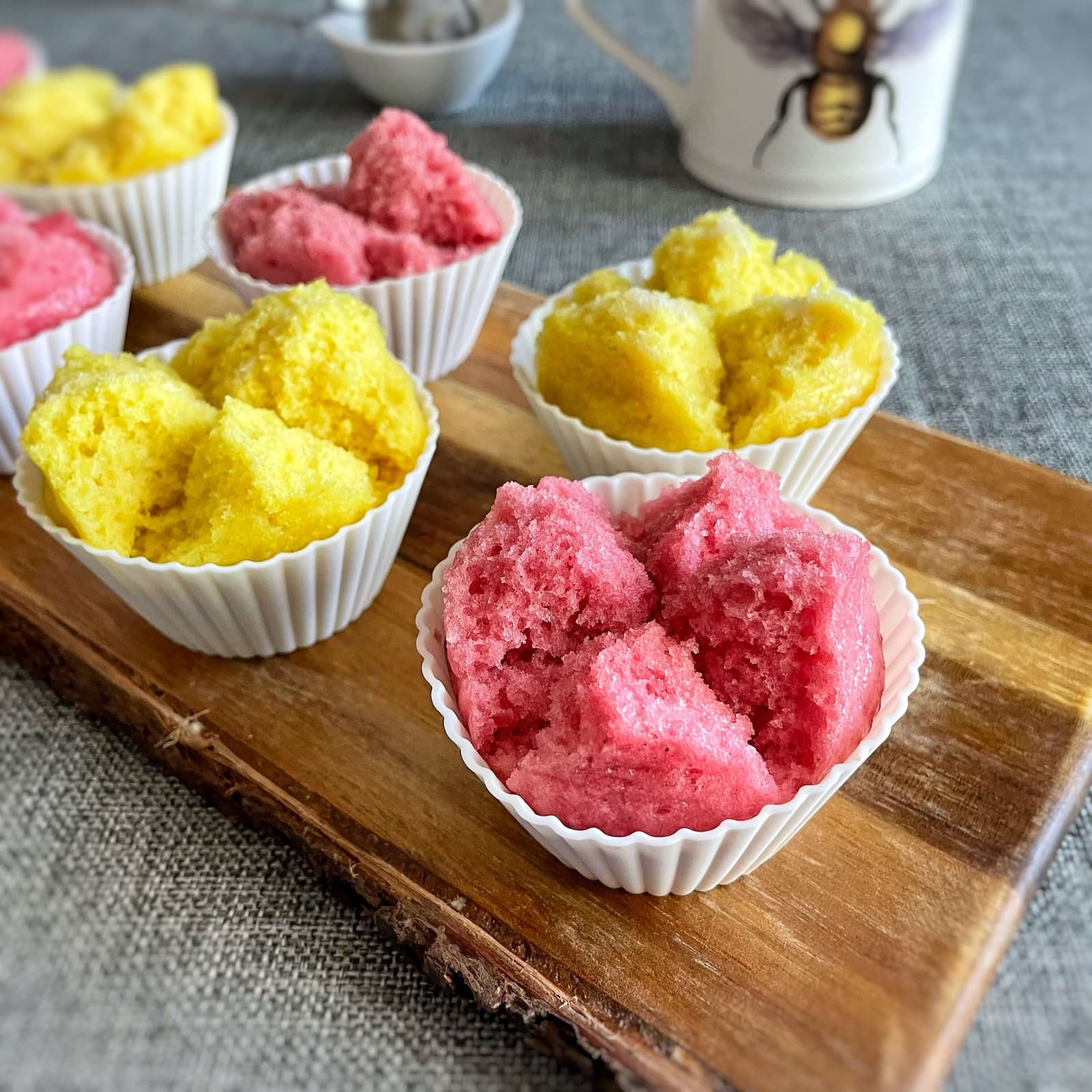 Kue Mangkok (colorful steamed cakes) from Indonesia